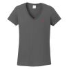 Ladies Heavy Cotton ™ 100% Cotton V Neck T Shirt Thumbnail