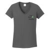 Ladies Heavy Cotton ™ 100% Cotton V Neck T Shirt Thumbnail