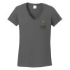 Ladies Heavy Cotton ™ 100% Cotton V Neck T Shirt Thumbnail
