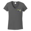 Ladies Heavy Cotton ™ 100% Cotton V Neck T Shirt Thumbnail