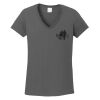 Ladies Heavy Cotton ™ 100% Cotton V Neck T Shirt Thumbnail