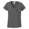 Ladies Heavy Cotton ™ 100% Cotton V Neck T Shirt Thumbnail