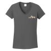 Ladies Heavy Cotton ™ 100% Cotton V Neck T Shirt Thumbnail