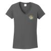 Ladies Heavy Cotton ™ 100% Cotton V Neck T Shirt Thumbnail