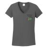 Ladies Heavy Cotton ™ 100% Cotton V Neck T Shirt Thumbnail