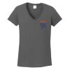 Ladies Heavy Cotton ™ 100% Cotton V Neck T Shirt Thumbnail