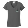 Ladies Heavy Cotton ™ 100% Cotton V Neck T Shirt Thumbnail