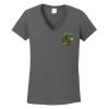 Ladies Heavy Cotton ™ 100% Cotton V Neck T Shirt Thumbnail