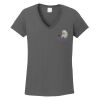 Ladies Heavy Cotton ™ 100% Cotton V Neck T Shirt Thumbnail