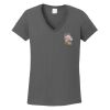 Ladies Heavy Cotton ™ 100% Cotton V Neck T Shirt Thumbnail
