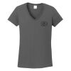 Ladies Heavy Cotton ™ 100% Cotton V Neck T Shirt Thumbnail