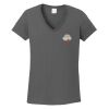 Ladies Heavy Cotton ™ 100% Cotton V Neck T Shirt Thumbnail