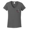 Ladies Heavy Cotton ™ 100% Cotton V Neck T Shirt Thumbnail