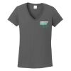 Ladies Heavy Cotton ™ 100% Cotton V Neck T Shirt Thumbnail