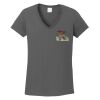 Ladies Heavy Cotton ™ 100% Cotton V Neck T Shirt Thumbnail