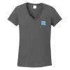 Ladies Heavy Cotton ™ 100% Cotton V Neck T Shirt Thumbnail
