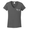 Ladies Heavy Cotton ™ 100% Cotton V Neck T Shirt Thumbnail