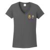 Ladies Heavy Cotton ™ 100% Cotton V Neck T Shirt Thumbnail