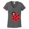 Ladies Heavy Cotton ™ 100% Cotton V Neck T Shirt Thumbnail
