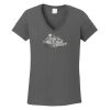 Ladies Heavy Cotton ™ 100% Cotton V Neck T Shirt Thumbnail