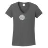 Ladies Heavy Cotton ™ 100% Cotton V Neck T Shirt Thumbnail