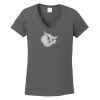 Ladies Heavy Cotton ™ 100% Cotton V Neck T Shirt Thumbnail