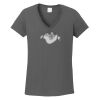 Ladies Heavy Cotton ™ 100% Cotton V Neck T Shirt Thumbnail