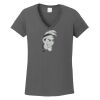 Ladies Heavy Cotton ™ 100% Cotton V Neck T Shirt Thumbnail