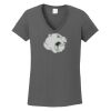 Ladies Heavy Cotton ™ 100% Cotton V Neck T Shirt Thumbnail