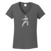 Ladies Heavy Cotton ™ 100% Cotton V Neck T Shirt Thumbnail