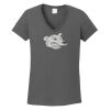 Ladies Heavy Cotton ™ 100% Cotton V Neck T Shirt Thumbnail