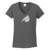 Ladies Heavy Cotton ™ 100% Cotton V Neck T Shirt Thumbnail
