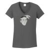 Ladies Heavy Cotton ™ 100% Cotton V Neck T Shirt Thumbnail