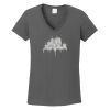 Ladies Heavy Cotton ™ 100% Cotton V Neck T Shirt Thumbnail