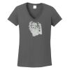 Ladies Heavy Cotton ™ 100% Cotton V Neck T Shirt Thumbnail