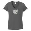 Ladies Heavy Cotton ™ 100% Cotton V Neck T Shirt Thumbnail