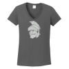 Ladies Heavy Cotton ™ 100% Cotton V Neck T Shirt Thumbnail
