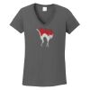 Ladies Heavy Cotton ™ 100% Cotton V Neck T Shirt Thumbnail