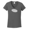 Ladies Heavy Cotton ™ 100% Cotton V Neck T Shirt Thumbnail