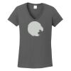 Ladies Heavy Cotton ™ 100% Cotton V Neck T Shirt Thumbnail