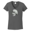 Ladies Heavy Cotton ™ 100% Cotton V Neck T Shirt Thumbnail