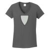 Ladies Heavy Cotton ™ 100% Cotton V Neck T Shirt Thumbnail