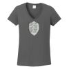 Ladies Heavy Cotton ™ 100% Cotton V Neck T Shirt Thumbnail