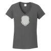 Ladies Heavy Cotton ™ 100% Cotton V Neck T Shirt Thumbnail