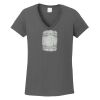 Ladies Heavy Cotton ™ 100% Cotton V Neck T Shirt Thumbnail
