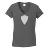 Ladies Heavy Cotton ™ 100% Cotton V Neck T Shirt Thumbnail