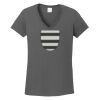 Ladies Heavy Cotton ™ 100% Cotton V Neck T Shirt Thumbnail