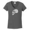 Ladies Heavy Cotton ™ 100% Cotton V Neck T Shirt Thumbnail