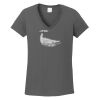 Ladies Heavy Cotton ™ 100% Cotton V Neck T Shirt Thumbnail