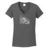 Ladies Heavy Cotton ™ 100% Cotton V Neck T Shirt Thumbnail